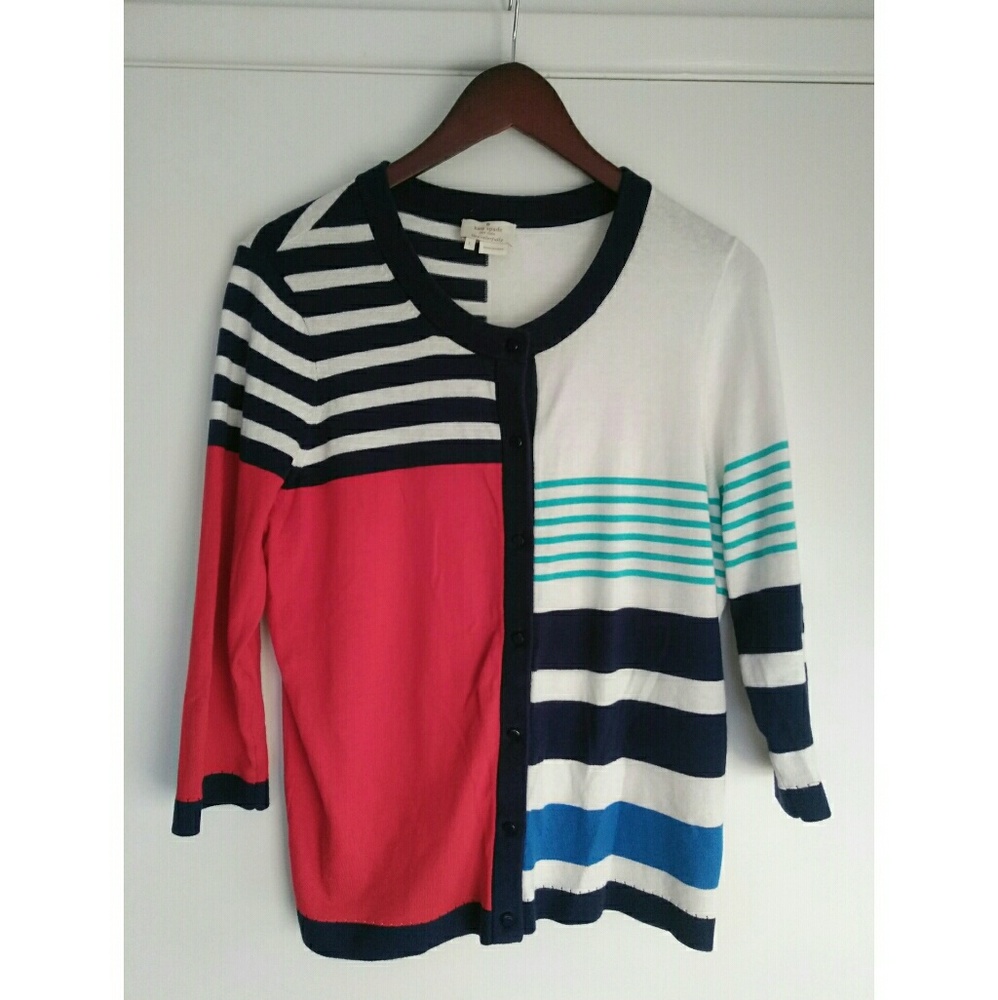 Kate Spade Cashmere Blend Ollie Colorblock Sweater
